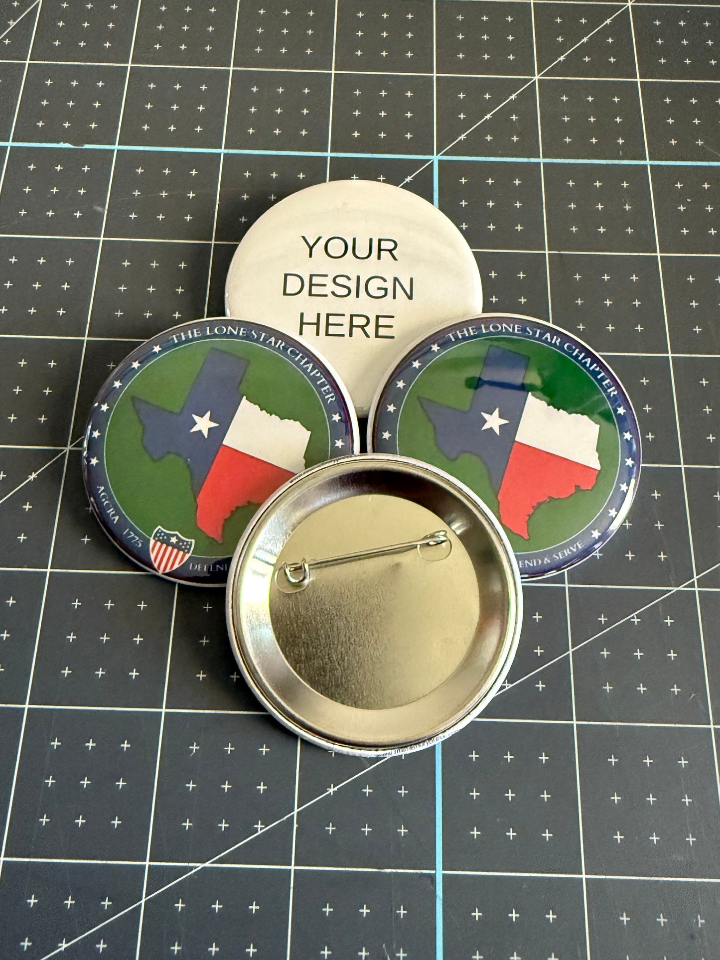 Custom Button Pins