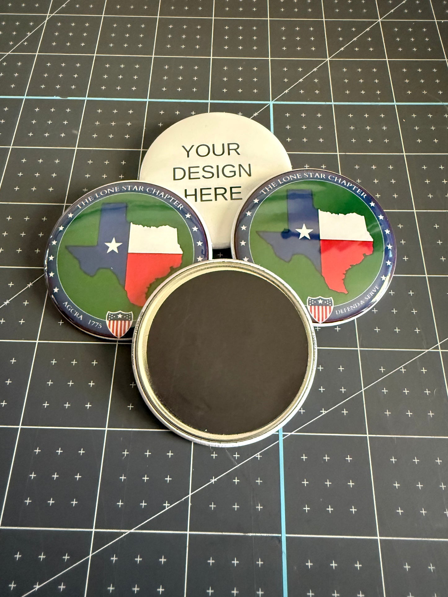 Round Custom Photo Magnets